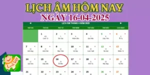 Lịch âm hôm nay