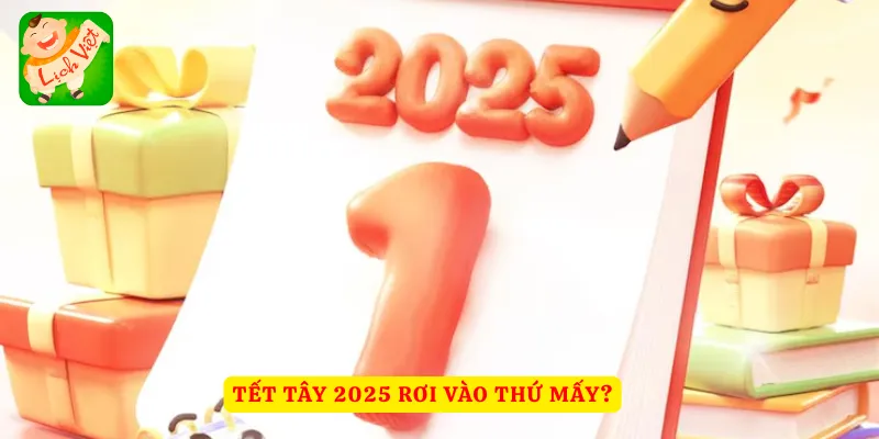 Lịch nghỉ tết Tây năm 2025